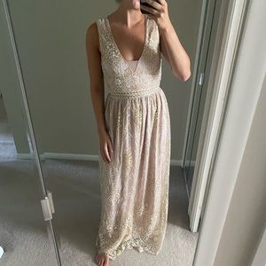Gold sparkle dress